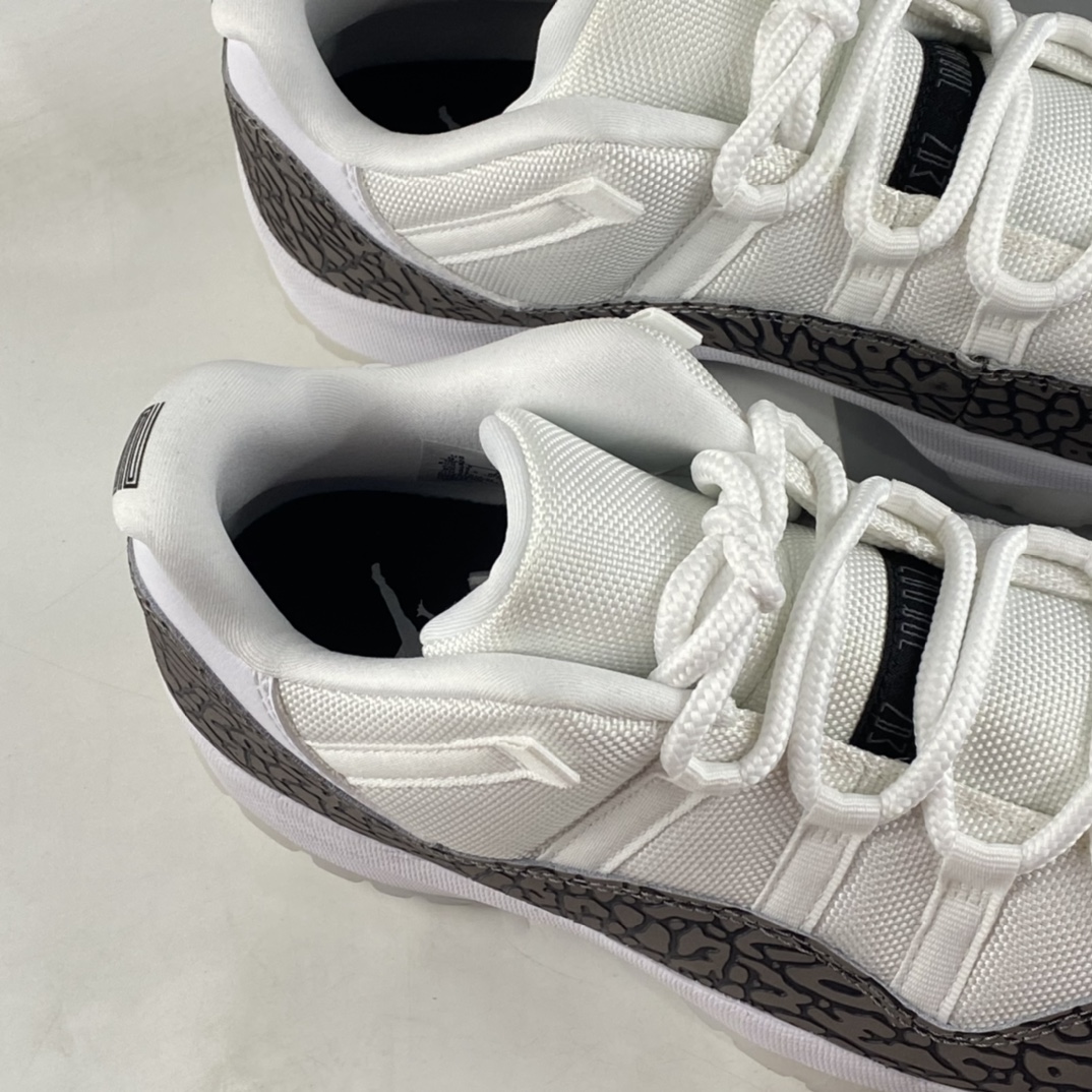 P320 Air Jordan AJ11 Low ”Elephant”白灰大象爆裂纹低帮 AV2187-140