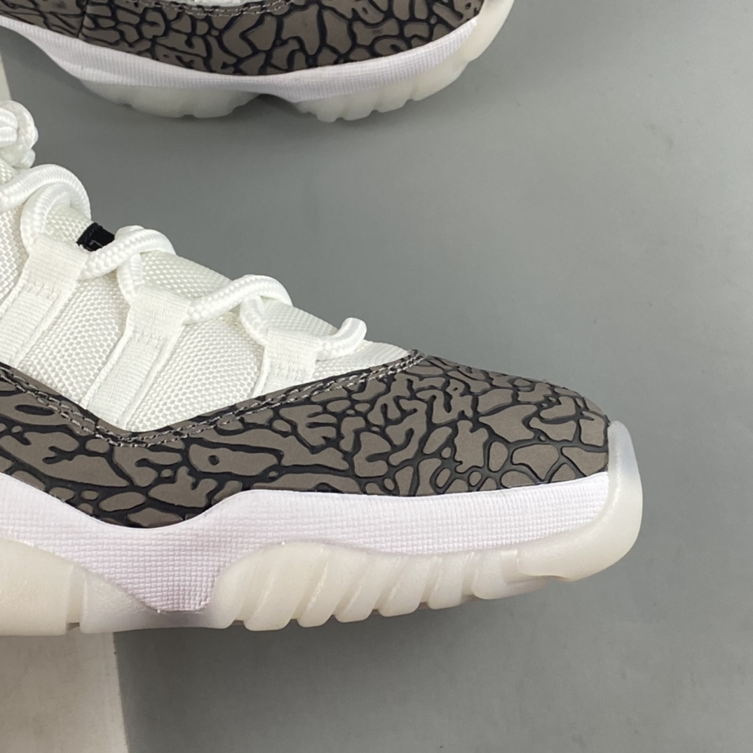 P320 Air Jordan AJ11 Low ”Elephant”白灰大象爆裂纹低帮 AV2187-140