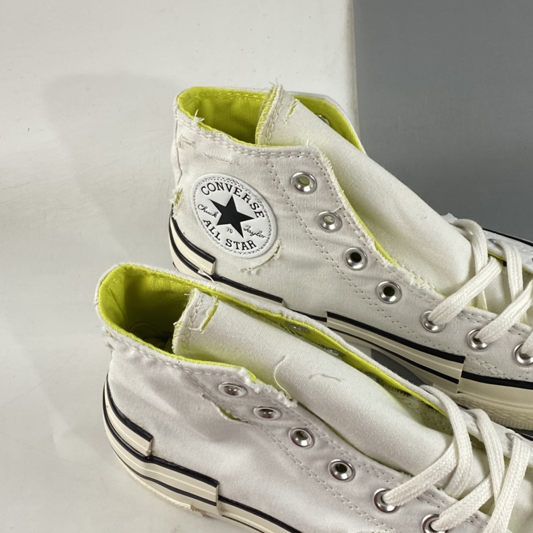 P160 Converse Chuck 70s 白绿撕裂鞋面 A01444C