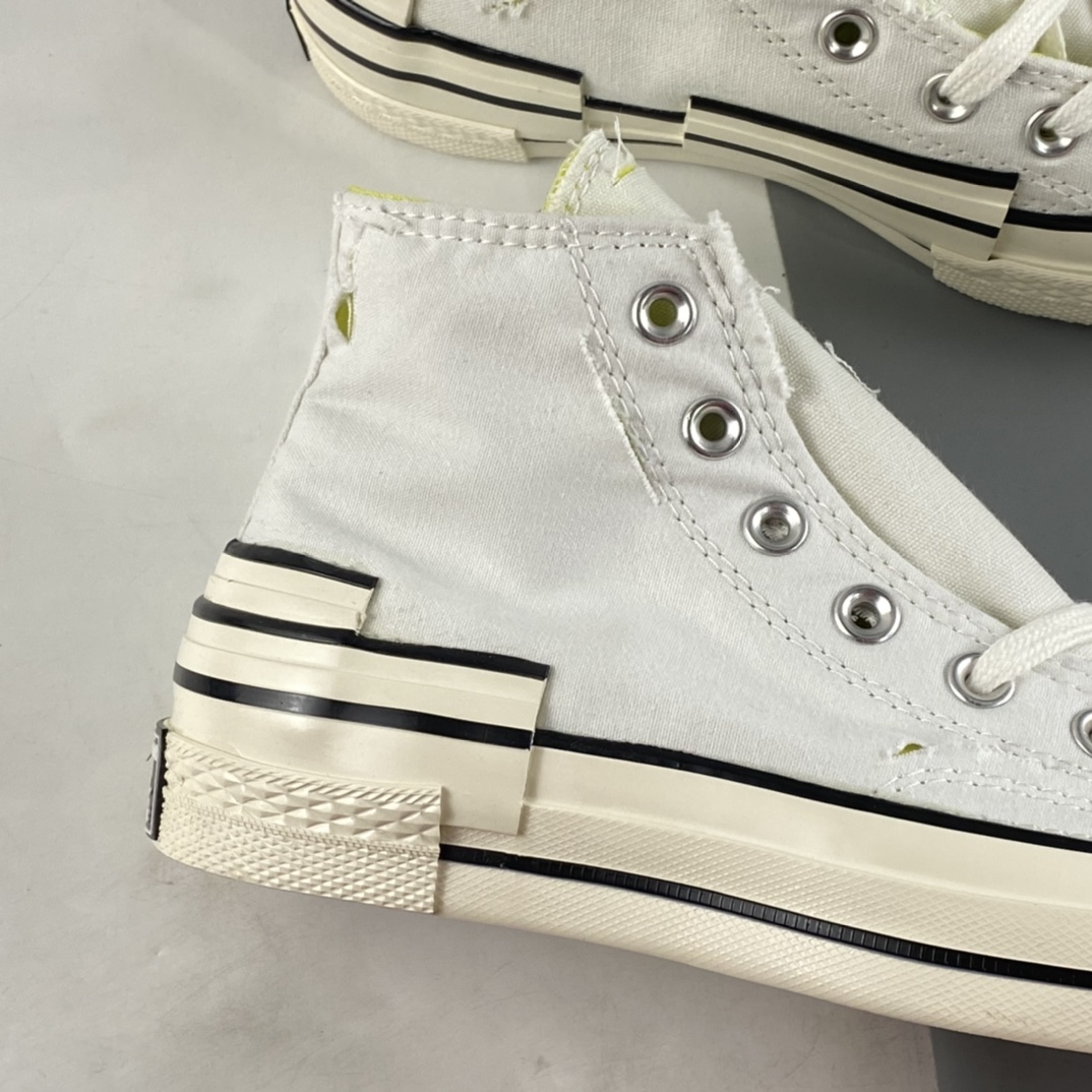 P160 Converse Chuck 70s 白绿撕裂鞋面 A01444C