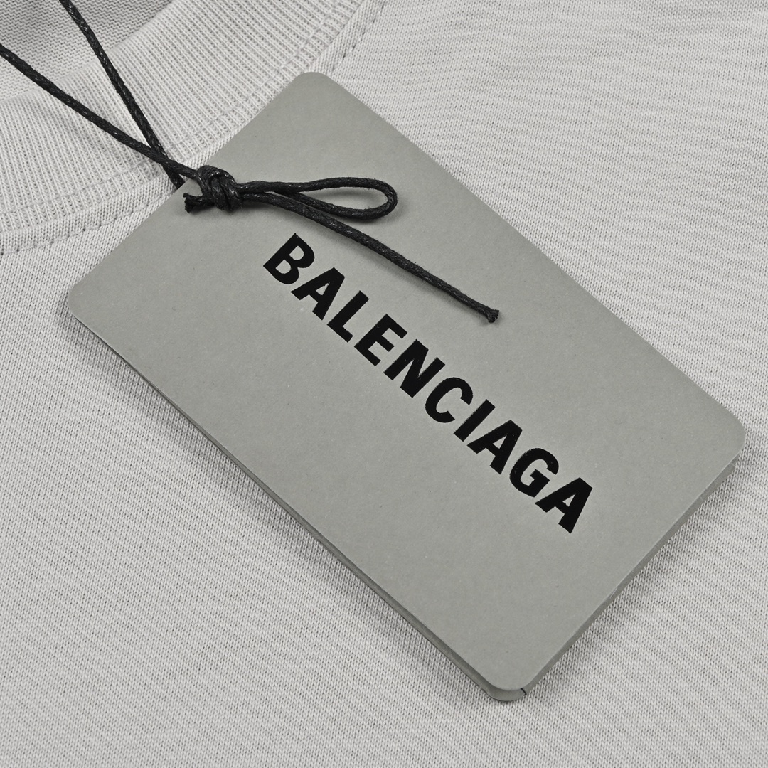 180 Balenciaga巴黎世家2023 满logo标志T恤