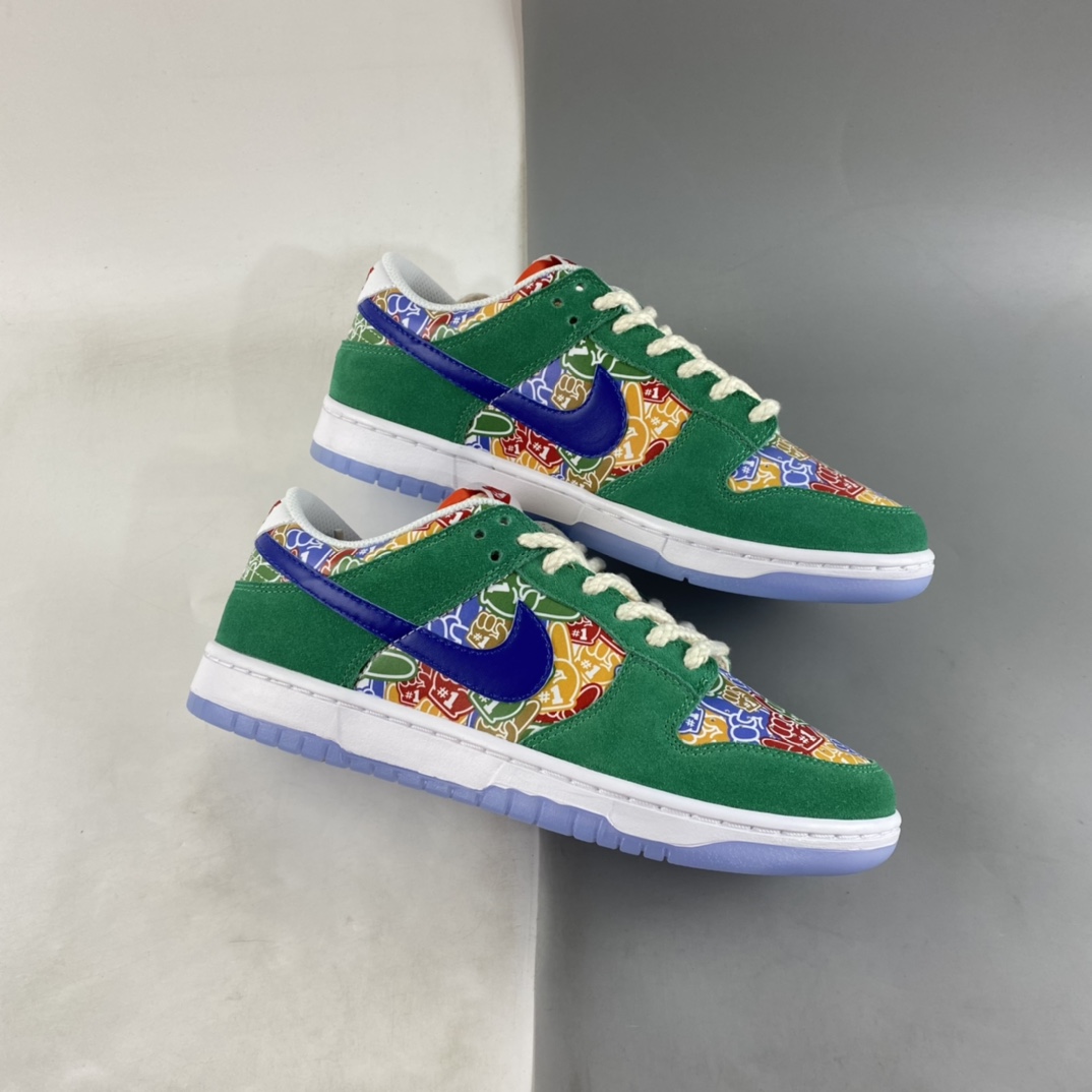 P300 Nike Dunk Low ”Foam Finger” 泡沫手指 SB低帮休闲板鞋 DZ5184-300