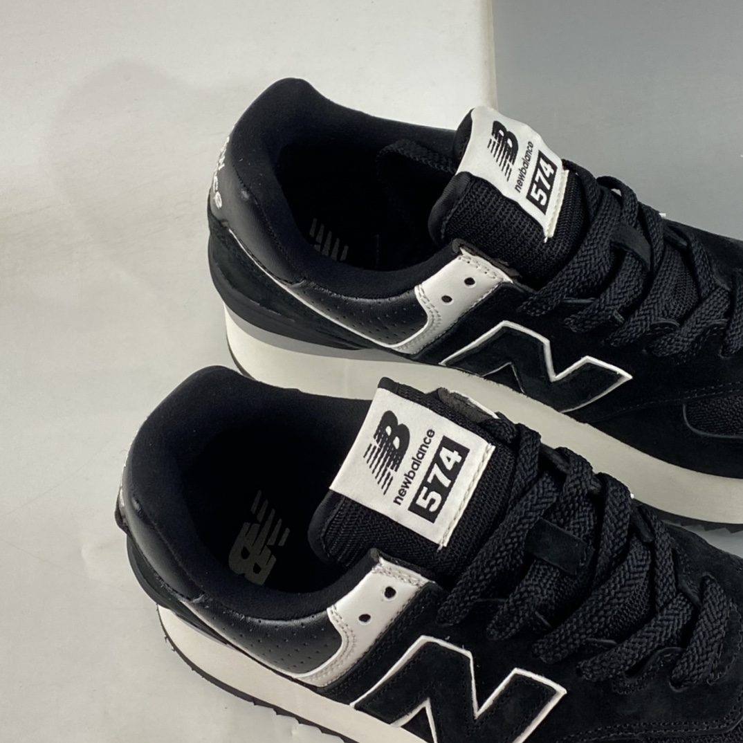 P190 New Balance 574系列 厚底复古休闲跑步鞋 WL574ZAB