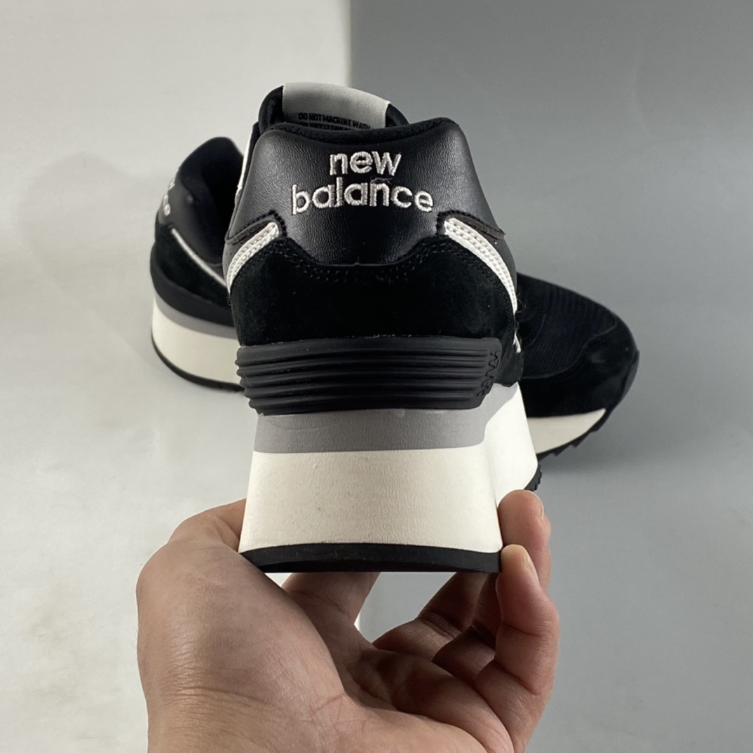 P190 New Balance 574系列 厚底复古休闲跑步鞋 WL574ZAB