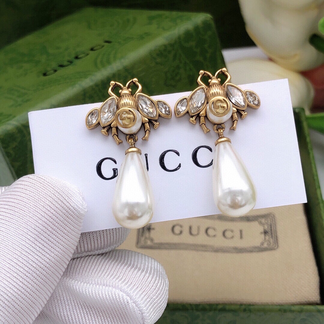 NO:105359,No. GED0051 Gicci Gucci New bee earrings, jewelry boutique, gucci19860909编号GED0051 Gicci古驰 新款蜜蜂耳钉,饰品精品,gucci,Jewelry
