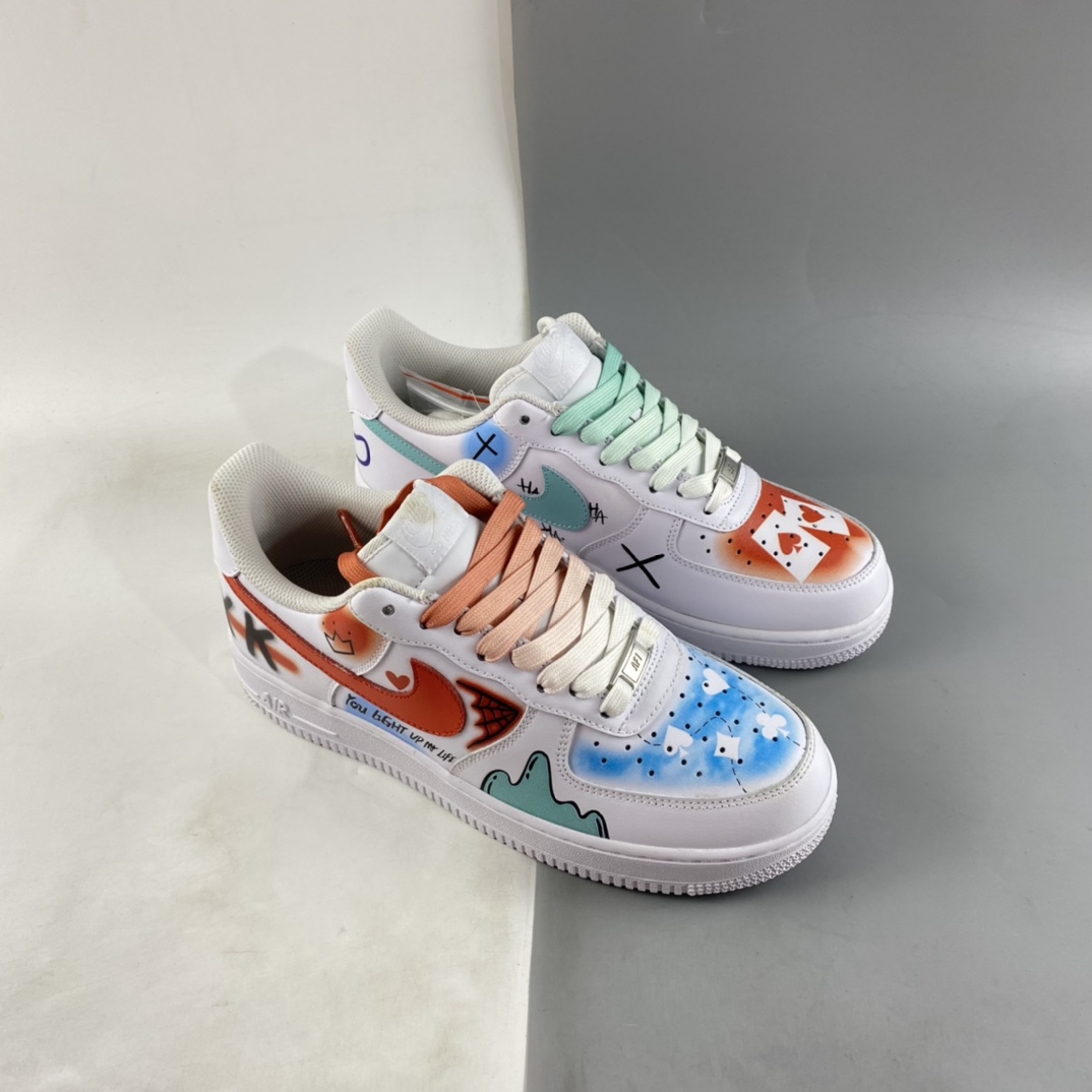 P260 Nike Air Force 1 Low’07 小丑涂鸦 空军一号低帮休闲板鞋 CW2288-111