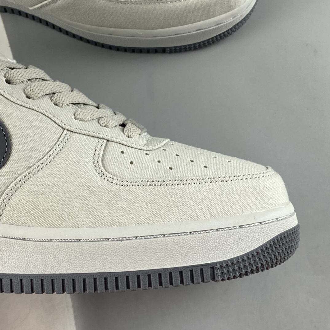 P200 Nike Air Force 1'07 Low 碳灰勾布面 空军一号低帮休闲板鞋 DG2296-003