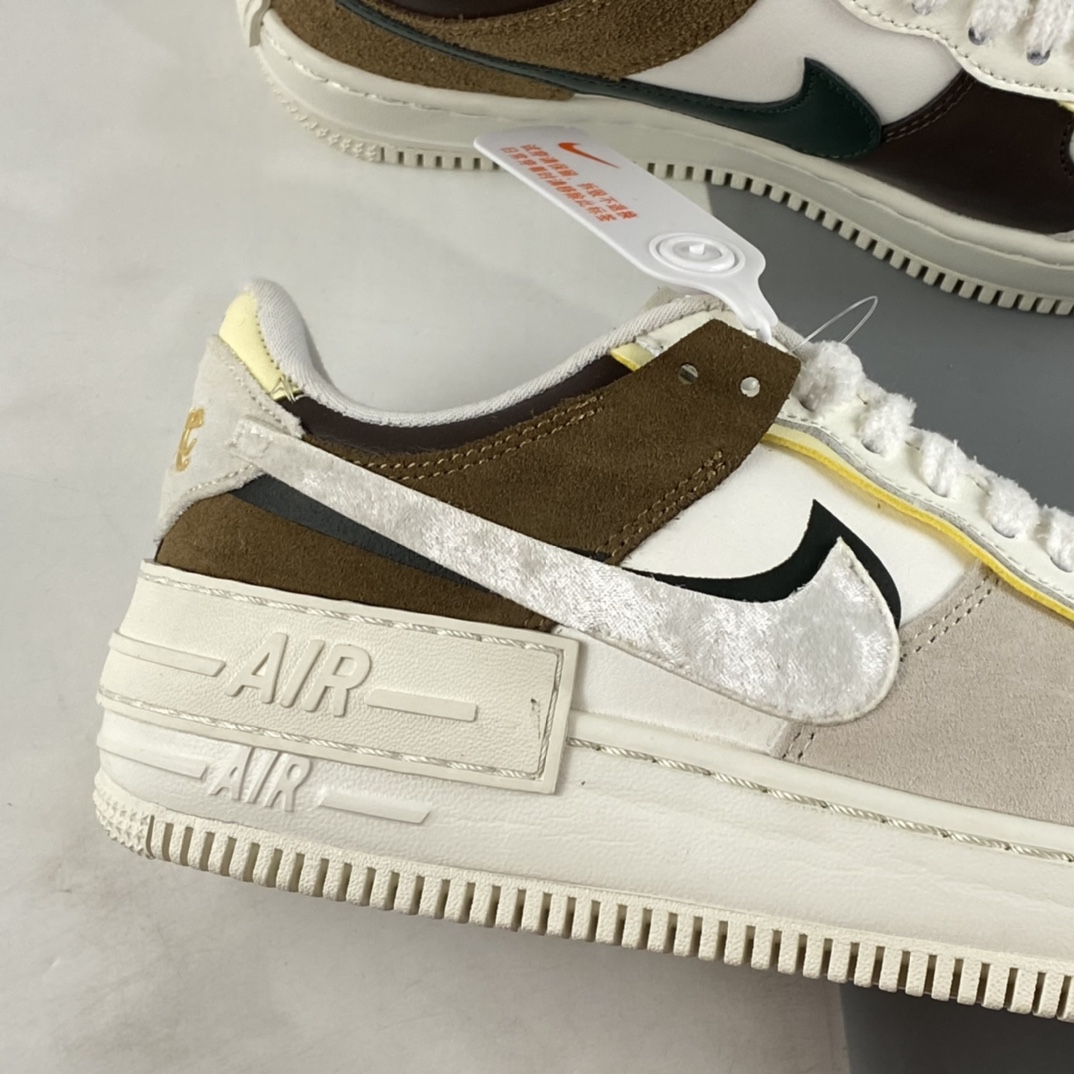 P200 Nike Air Force 1 Shadow 空军一号轻量增高低帮百搭板鞋 FB1857-111