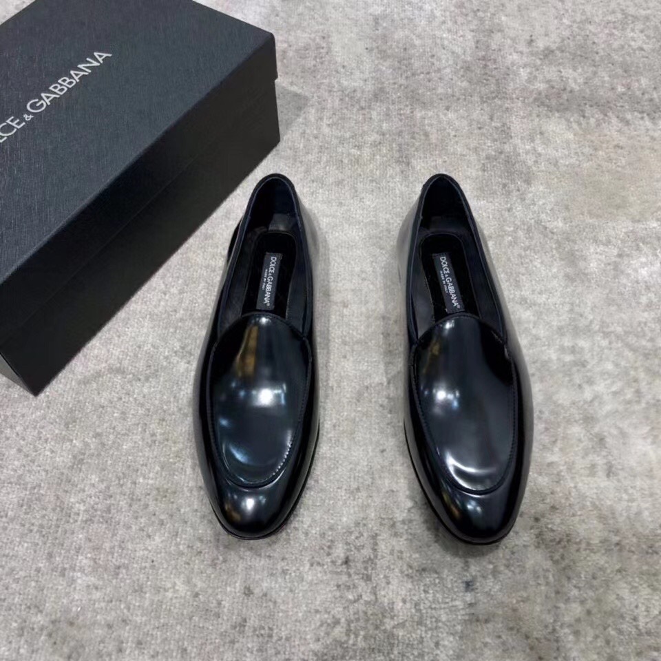 Dolce & Gabbana Heren Casual Leren Loafers - Standaard Maten Beschikbaar
