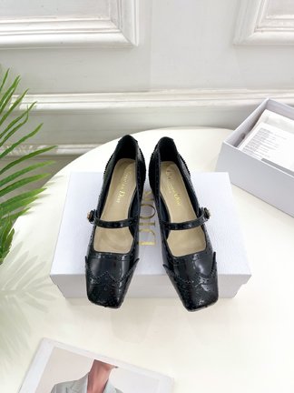 Dior Shoes Slippers Cowhide Lambskin Patent Leather Sheepskin Spring/Summer Collection