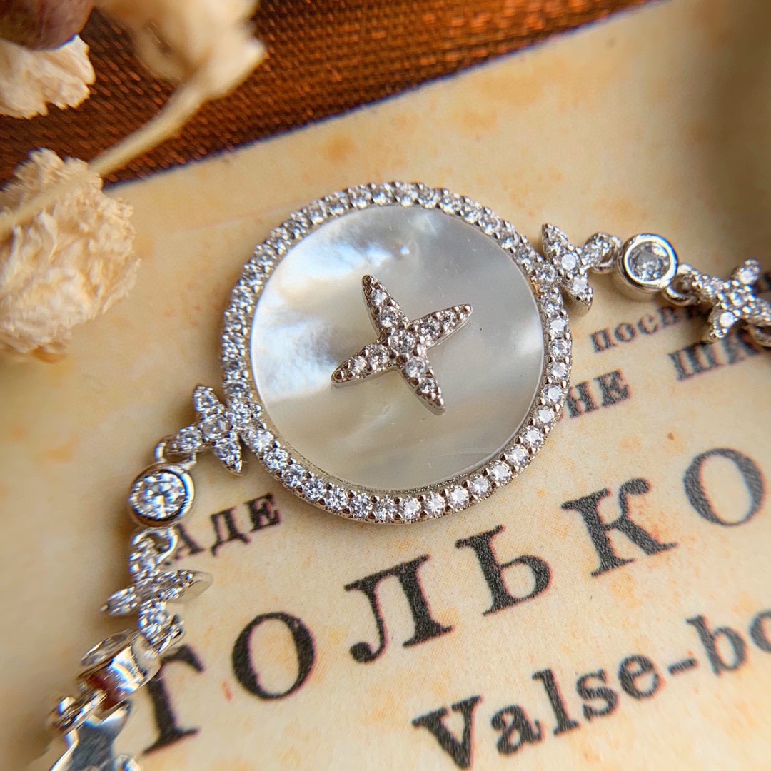 Silver Bracelet with 18K Gold Vacuum Plating, Natural Bees, Adjustable Length – Perfect for Any Occasion - 图片 3
