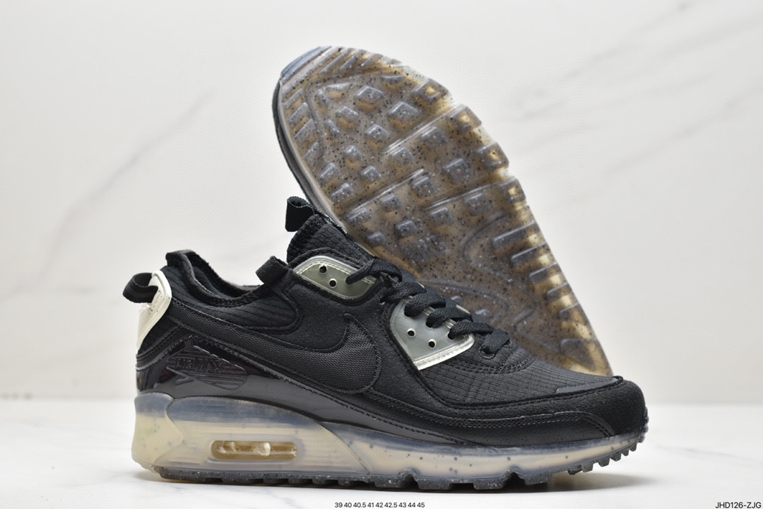 190 Nike Air Max Terrascape 90”Sail/Black”山川地形系列慢跑鞋“牛津布米白黑果冻底”DH2973-100