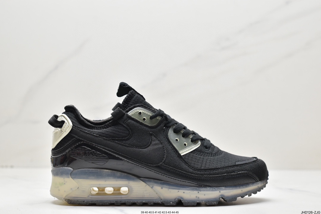 190 Nike Air Max Terrascape 90”Sail/Black”山川地形系列慢跑鞋“牛津布米白黑果冻底”DH2973-100