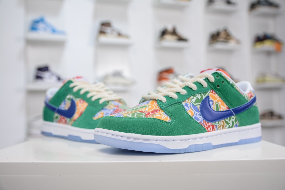 280 外贸特供版 Nike Dunk Low ”Foam Finger” 绿 DZ5184-300