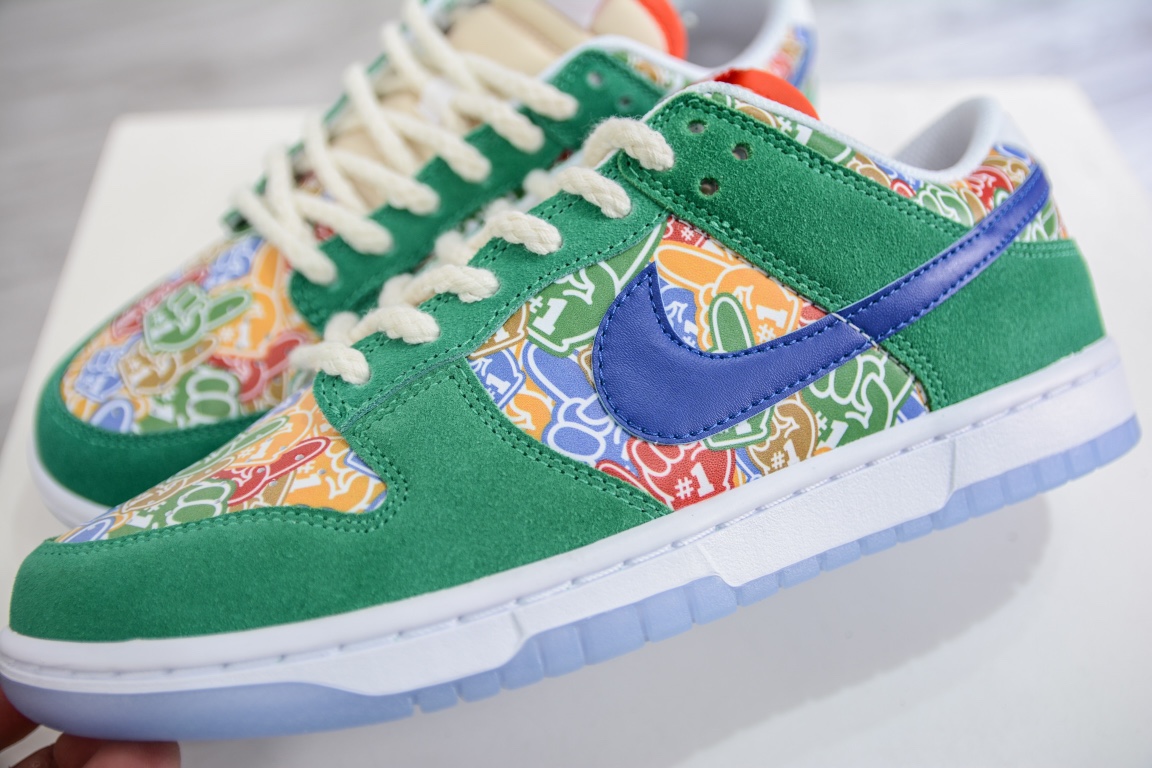 280 外贸特供版 Nike Dunk Low ”Foam Finger” 绿 DZ5184-300