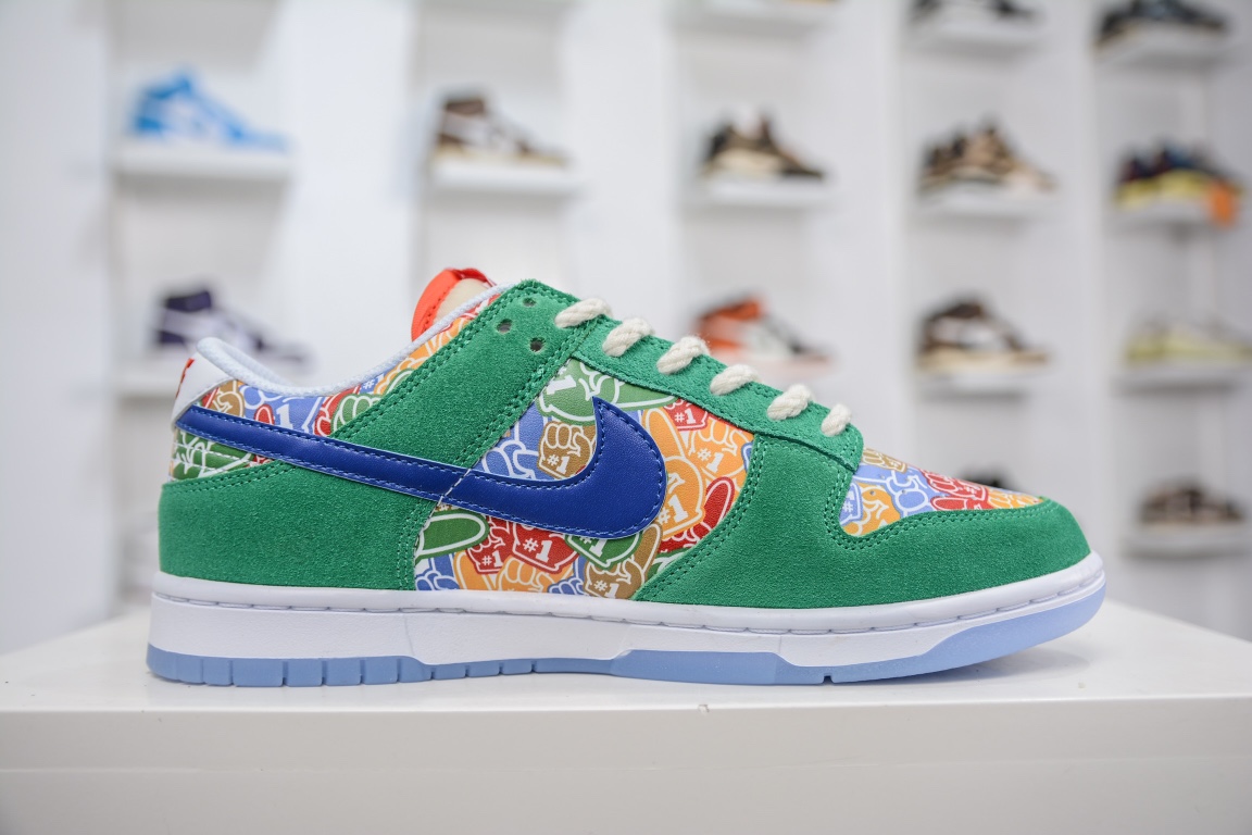 280 外贸特供版 Nike Dunk Low ”Foam Finger” 绿 DZ5184-300
