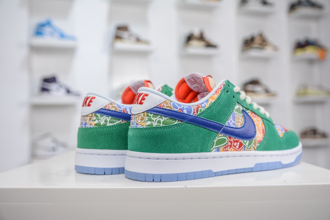 280 外贸特供版 Nike Dunk Low ”Foam Finger” 绿 DZ5184-300