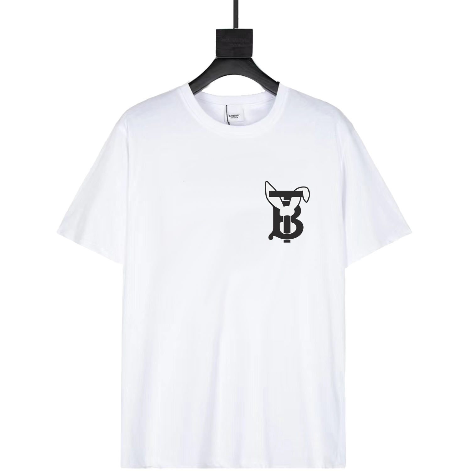 Burberry 20SS nueva llegada de primavera, edición limitada del año del conejo, camiseta de manga corta con estampado de…