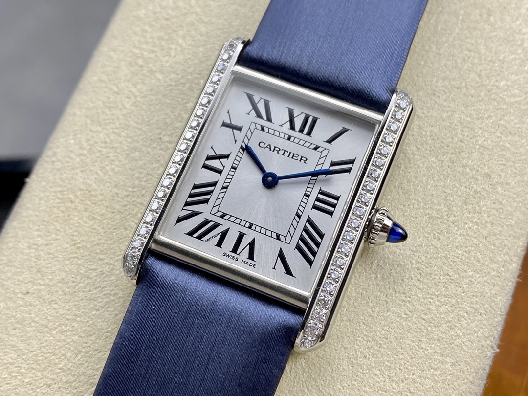 Cartier F1厂卡地亚TANK MUST de Cartier全系列倾情打造 中号33 7*25