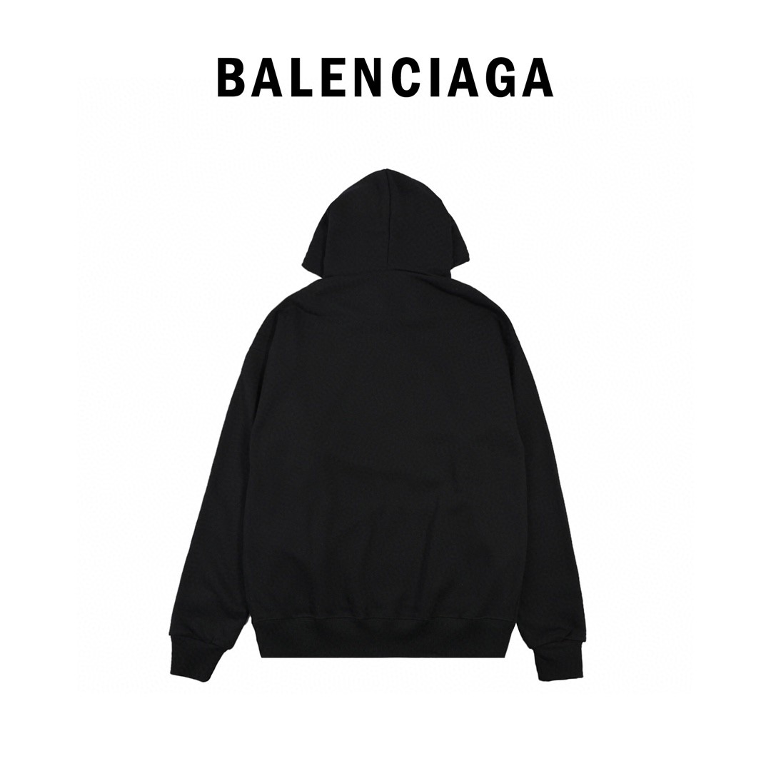 280 Balenciaga/巴黎世家 22Fw 马赛克印花连帽卫衣