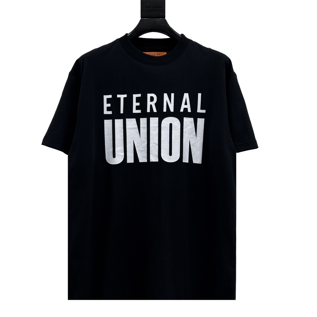 170 Fear Of God x Union 耶稣字母短袖T恤 面料定织定染16支230克全棉