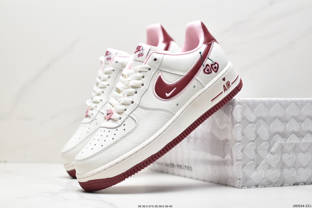 200 Nike Air Force 1 Low情人节限定樱桃FD4616-161