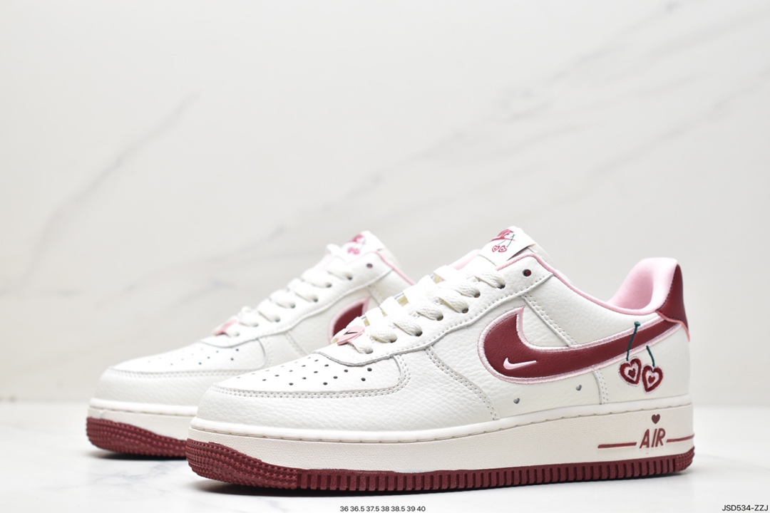 200 Nike Air Force 1 Low情人节限定樱桃FD4616-161