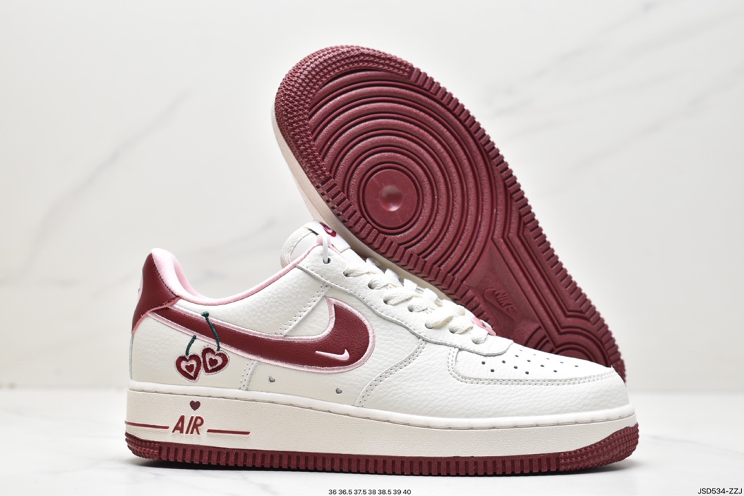 200 Nike Air Force 1 Low情人节限定樱桃FD4616-161