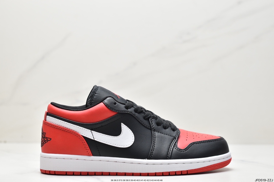 170 AJ1 Air Jordan 1 Low “Shattered Backboard”乔1低帮黑红扣碎553558-066