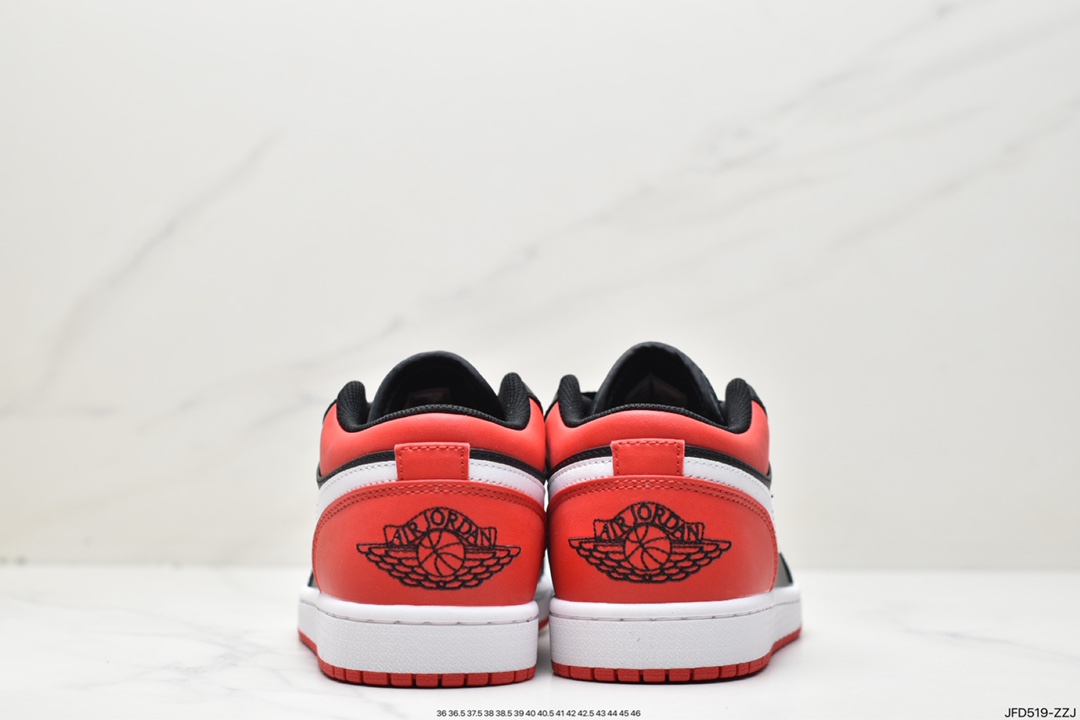 170 AJ1 Air Jordan 1 Low “Shattered Backboard”乔1低帮黑红扣碎553558-066