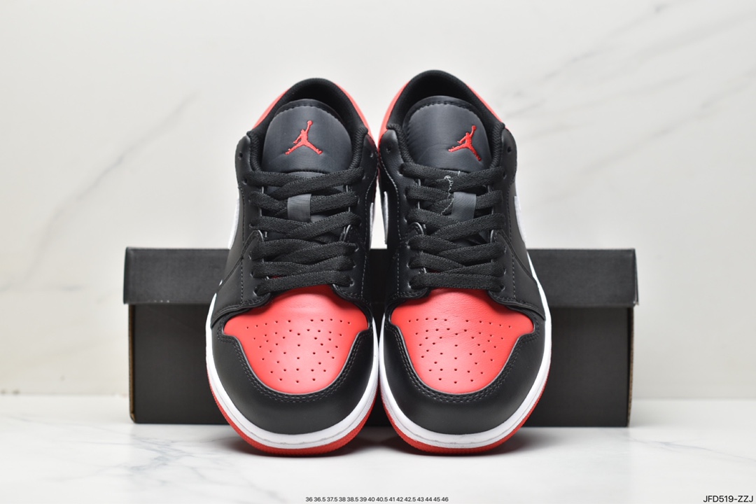 170 AJ1 Air Jordan 1 Low “Shattered Backboard”乔1低帮黑红扣碎553558-066
