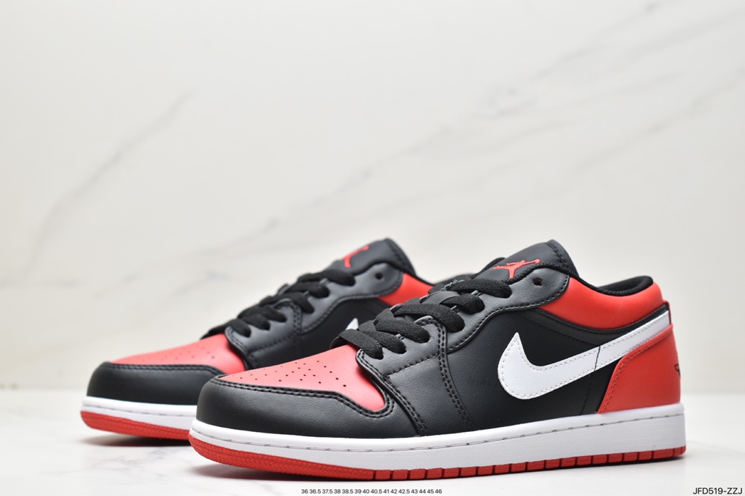 170 AJ1 Air Jordan 1 Low “Shattered Backboard”乔1低帮黑红扣碎553558-066