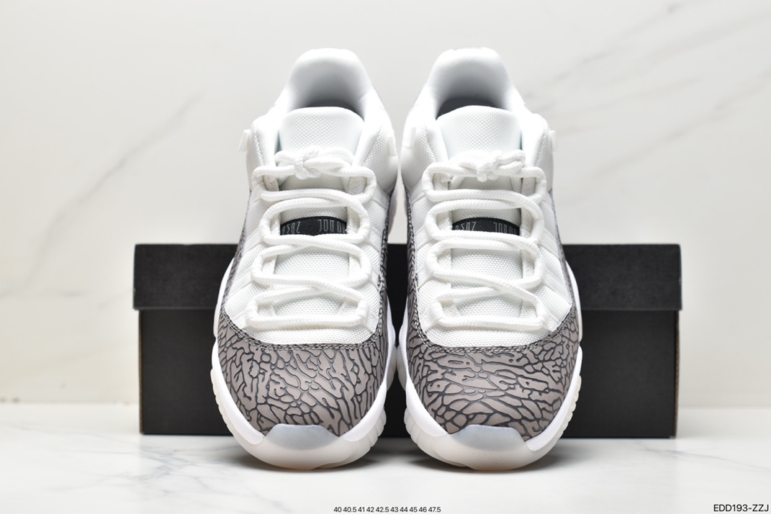 350 Air Jordan 11 Low ”Elephant” AJ11 复刻爆裂纹大象AV2187-140