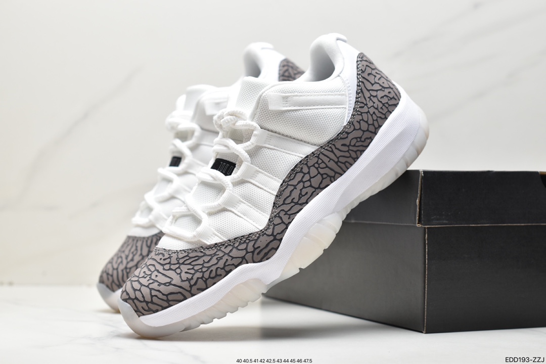 350 Air Jordan 11 Low ”Elephant” AJ11 复刻爆裂纹大象AV2187-140