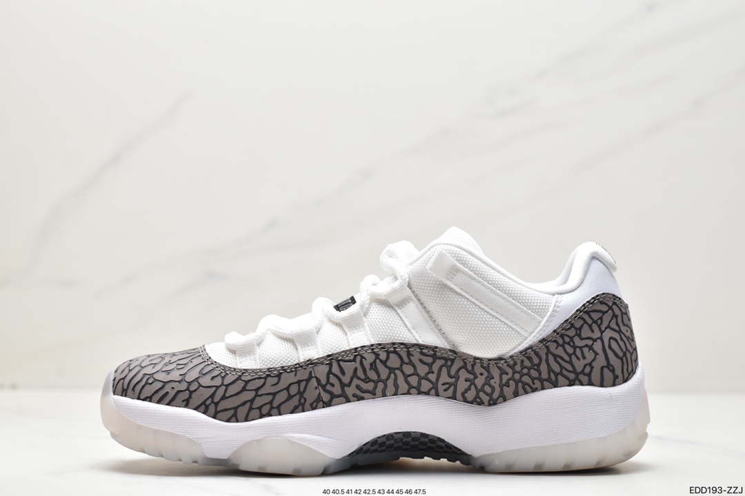 350 Air Jordan 11 Low ”Elephant” AJ11 复刻爆裂纹大象AV2187-140