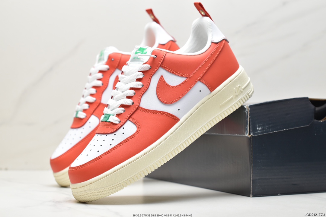 180 Air Force 1’07 Low”White Silver Laser Blue”空军一号板鞋“皮革白浅绿银钩子”DR0142-100