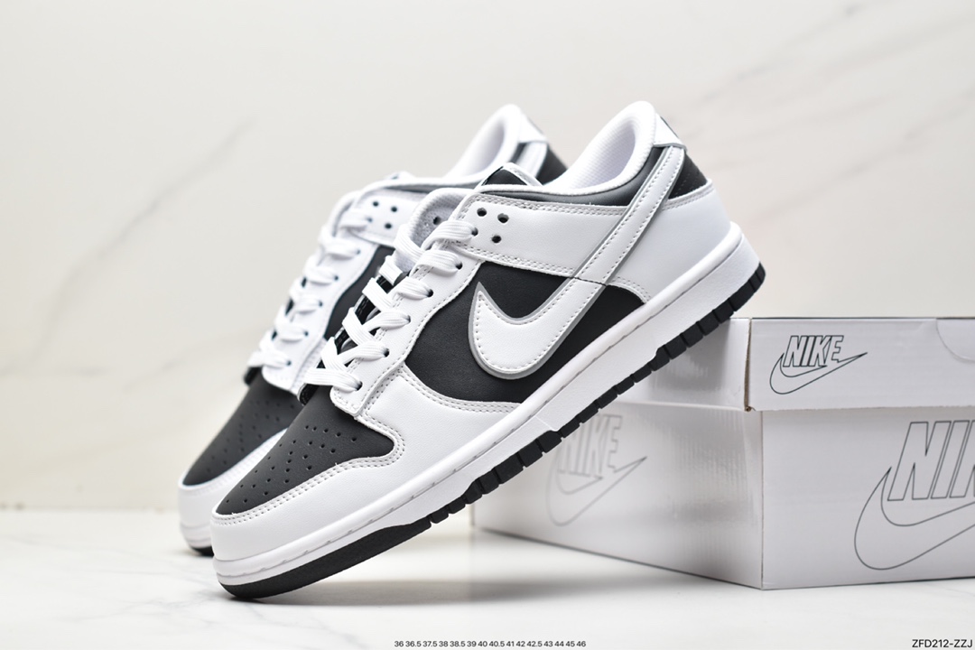 280 原装定制 Nike SB Dunk Low 黑白高达 低帮休闲板鞋DD5603-8960