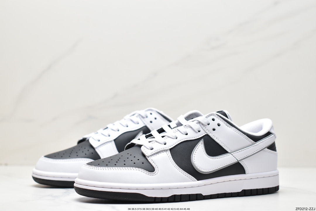 280 原装定制 Nike SB Dunk Low 黑白高达 低帮休闲板鞋DD5603-8960