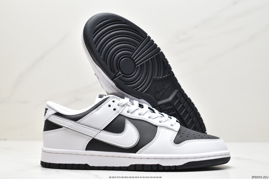280 原装定制 Nike SB Dunk Low 黑白高达 低帮休闲板鞋DD5603-8960