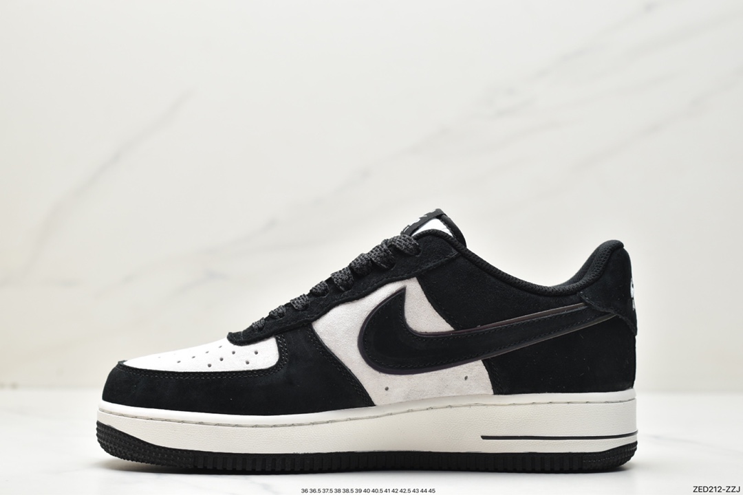 260 Nike Air Force 1 Low 07 麂皮黑白熊猫 MX0820-502