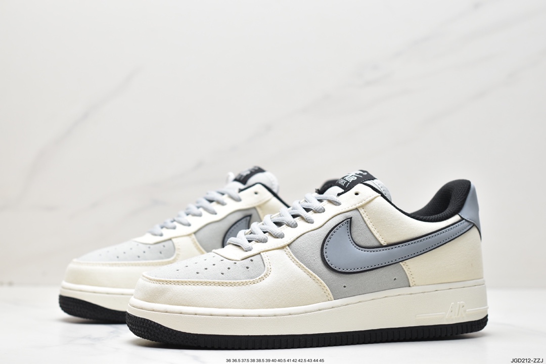 180 Nike Air Force 1 Low 07 灰棕帆布 DG2296-020