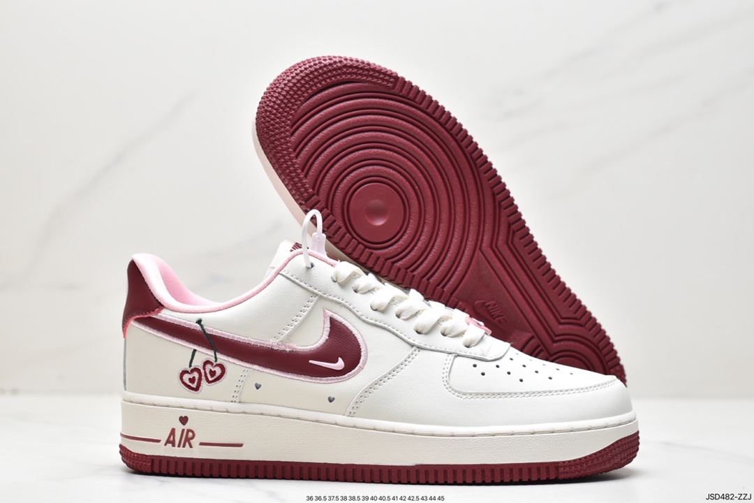 200 Nike Air Force 1 Low情人节限定樱桃 FD4616-161