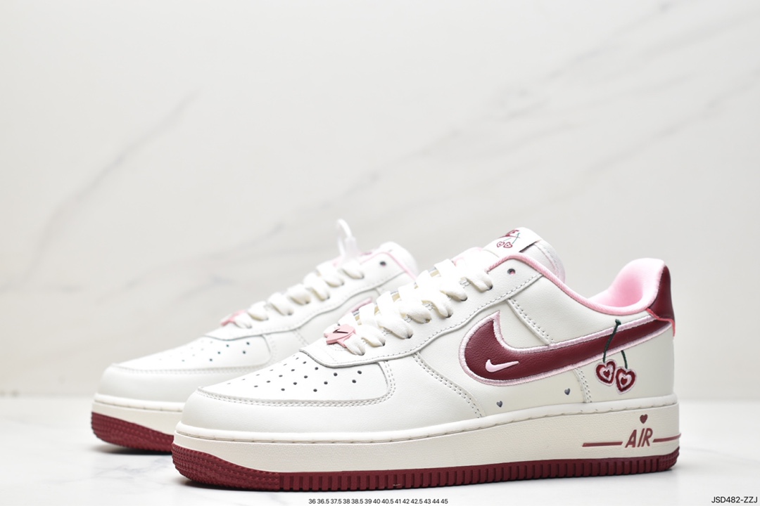 200 Nike Air Force 1 Low情人节限定樱桃 FD4616-161