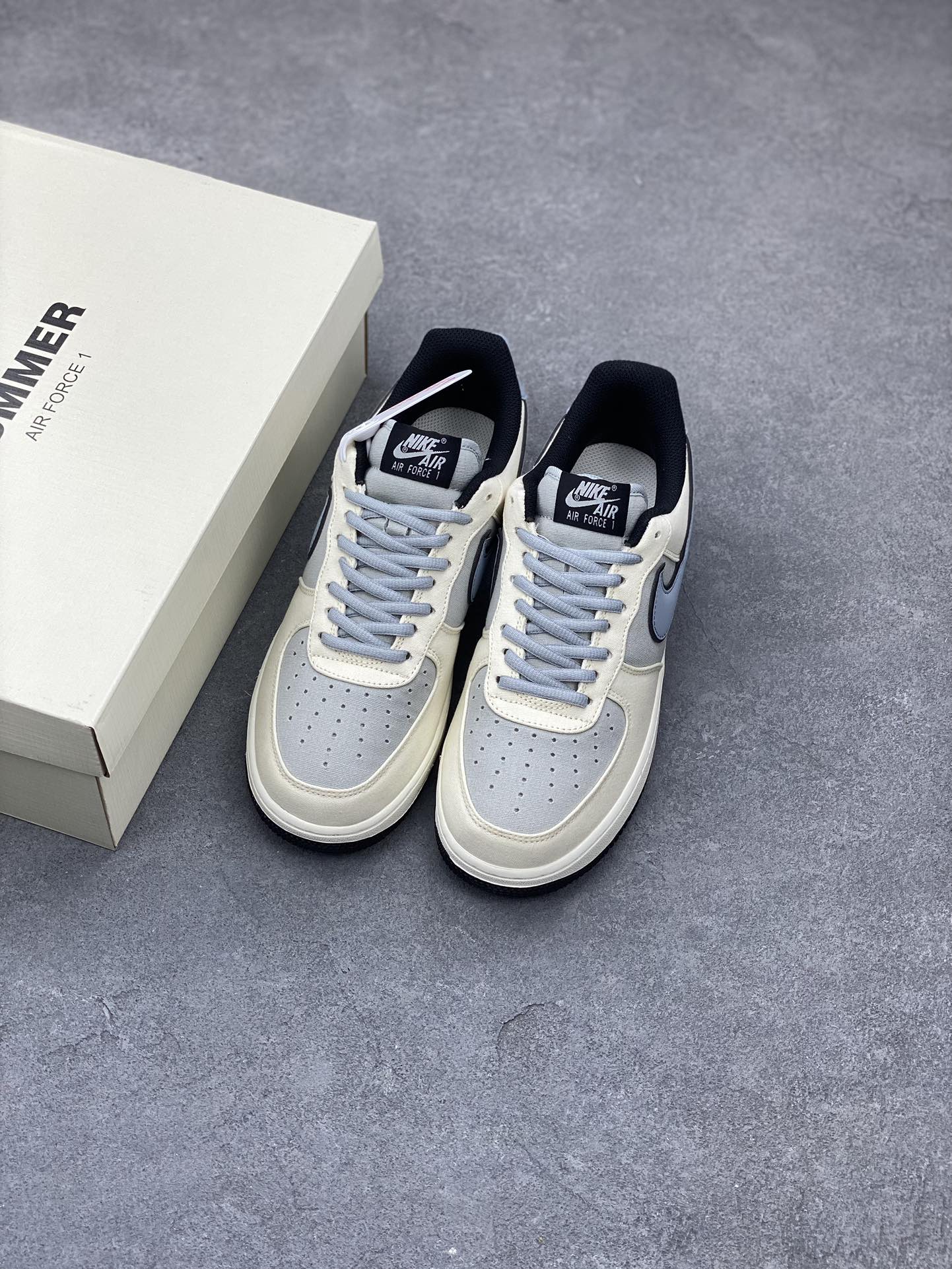 Nike Air Force 1 '07 Low-Top Sneakers - Gray and Beige - Limited Edition 9 i1676922207 3483 7