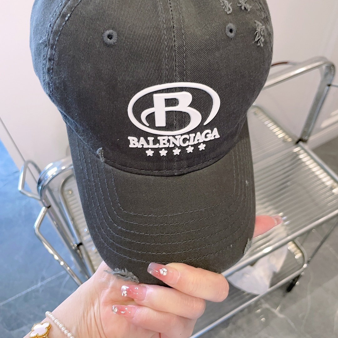 발렌시아가 더블 B 버클 코튼 베이스볼 캡 상세 이미지 7