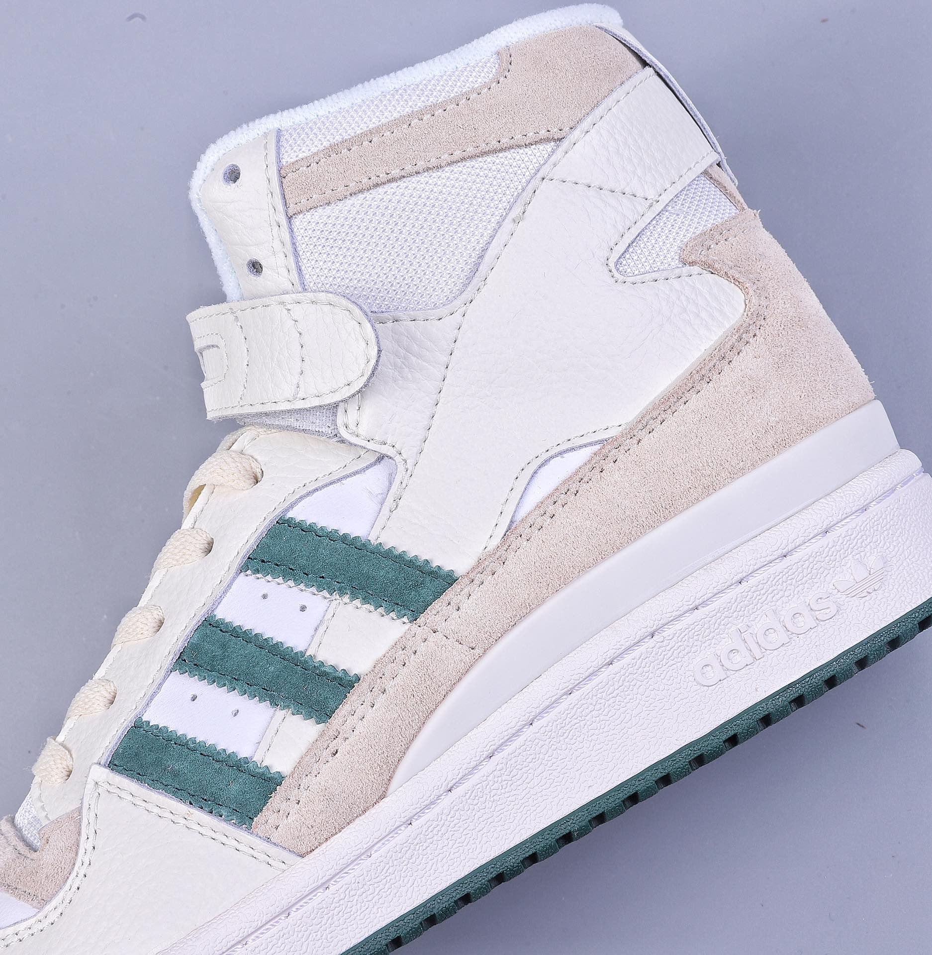 Adidas Originals Forum 84 High Beige Green Retro High Top GX1519