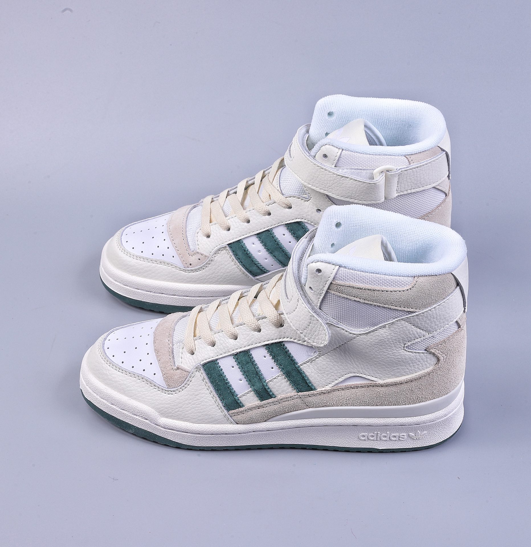 Adidas Originals Forum 84 High Beige Green Retro High Top GX1519