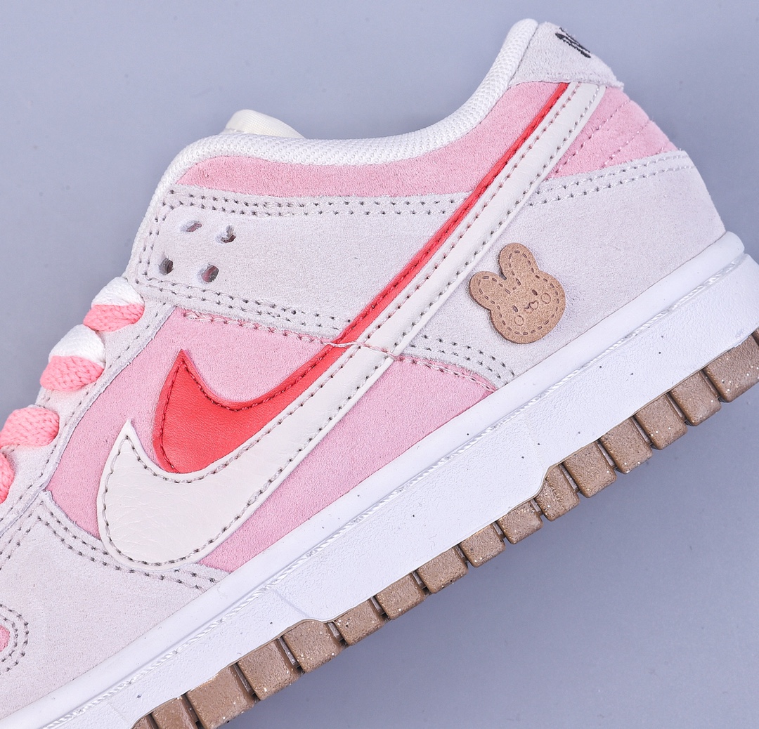 200 Nike Dunk Low SE 85 双钩复古休闲板鞋 白粉兔年限定 DO9457-100