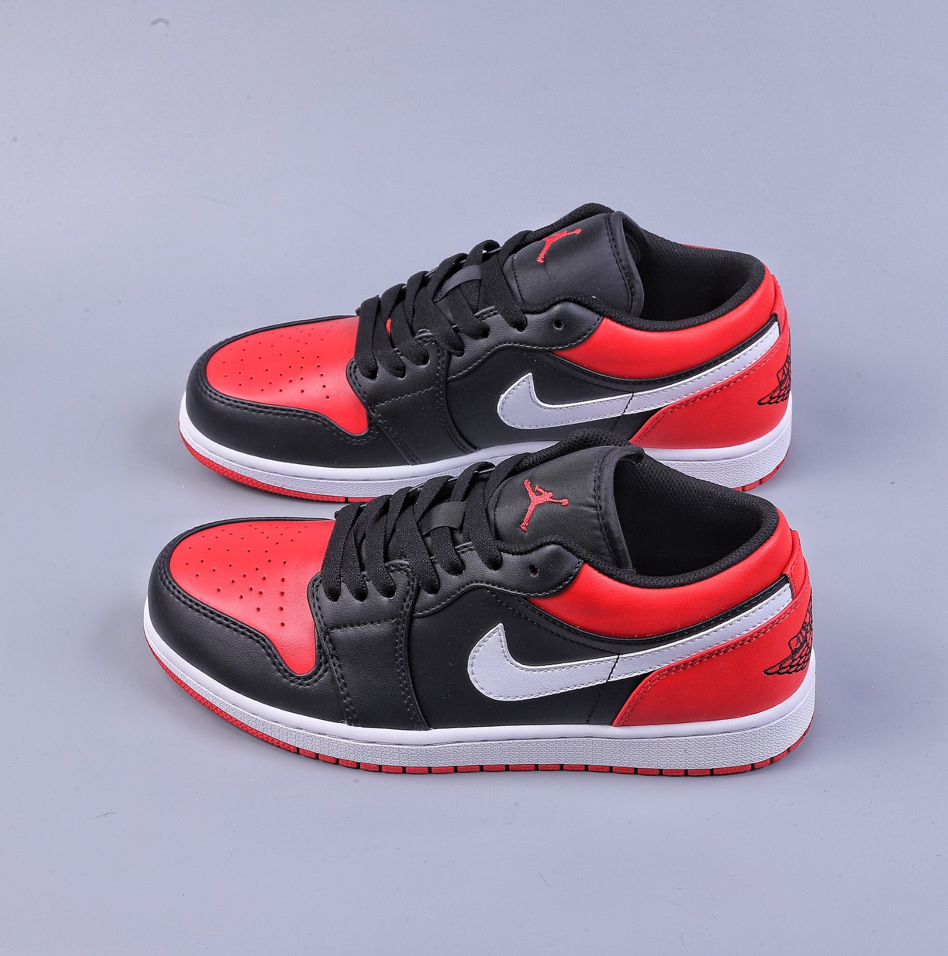 200 Air Jordan 1 Low 黑白红 官方同步新色 553558-066