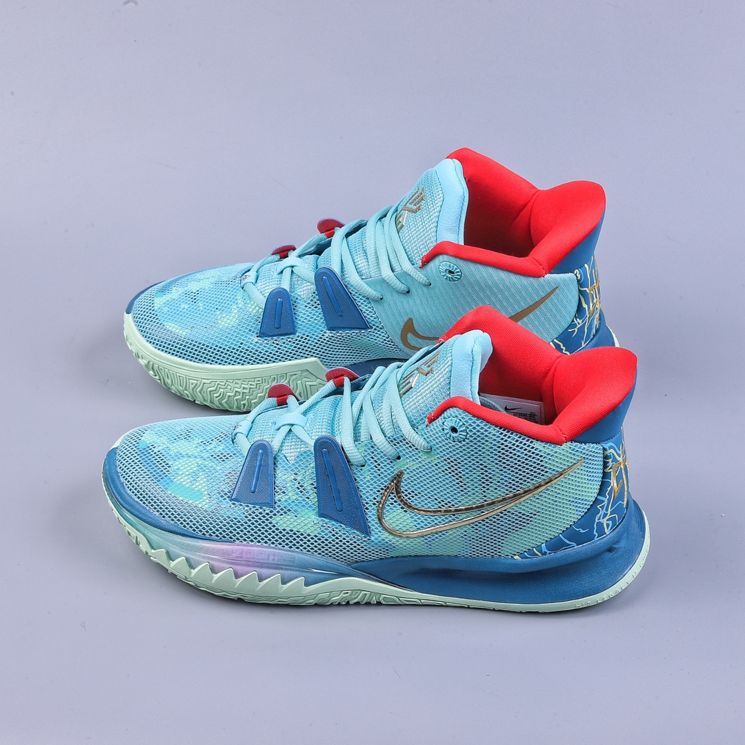 280 Nike Kyrie 7 EP”蓝绿” 欧文7代 总决赛 独家纯原 DC0589-400